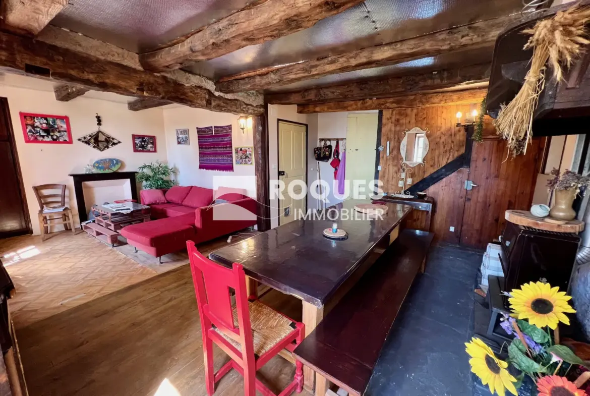Maison de village T3 à vendre à Montjaux - 82 m² 