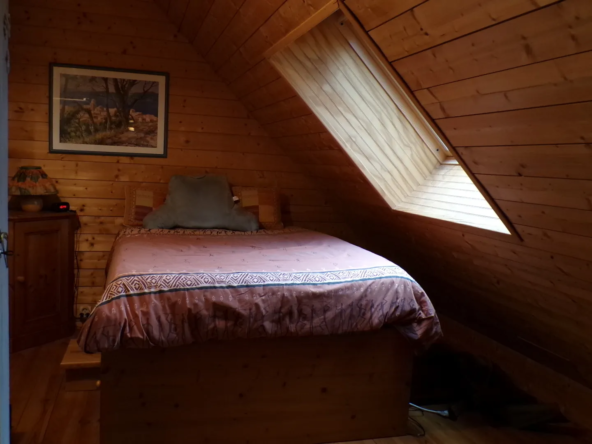 Charmant chalet en bois à Nérondes sur 1,23 hectare 