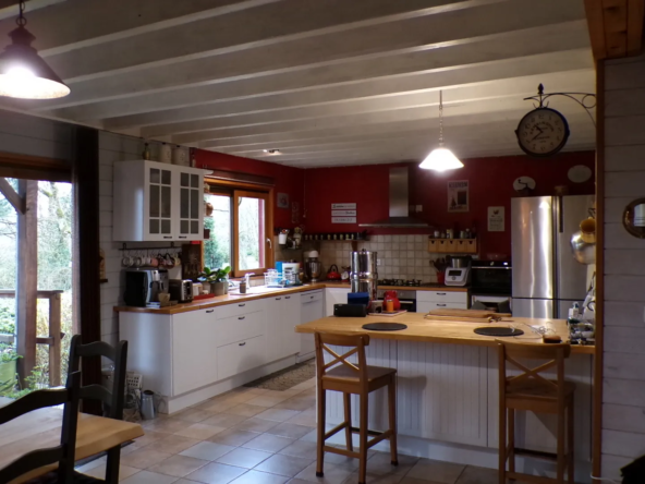 Charmant chalet en bois à Nérondes sur 1,23 hectare 