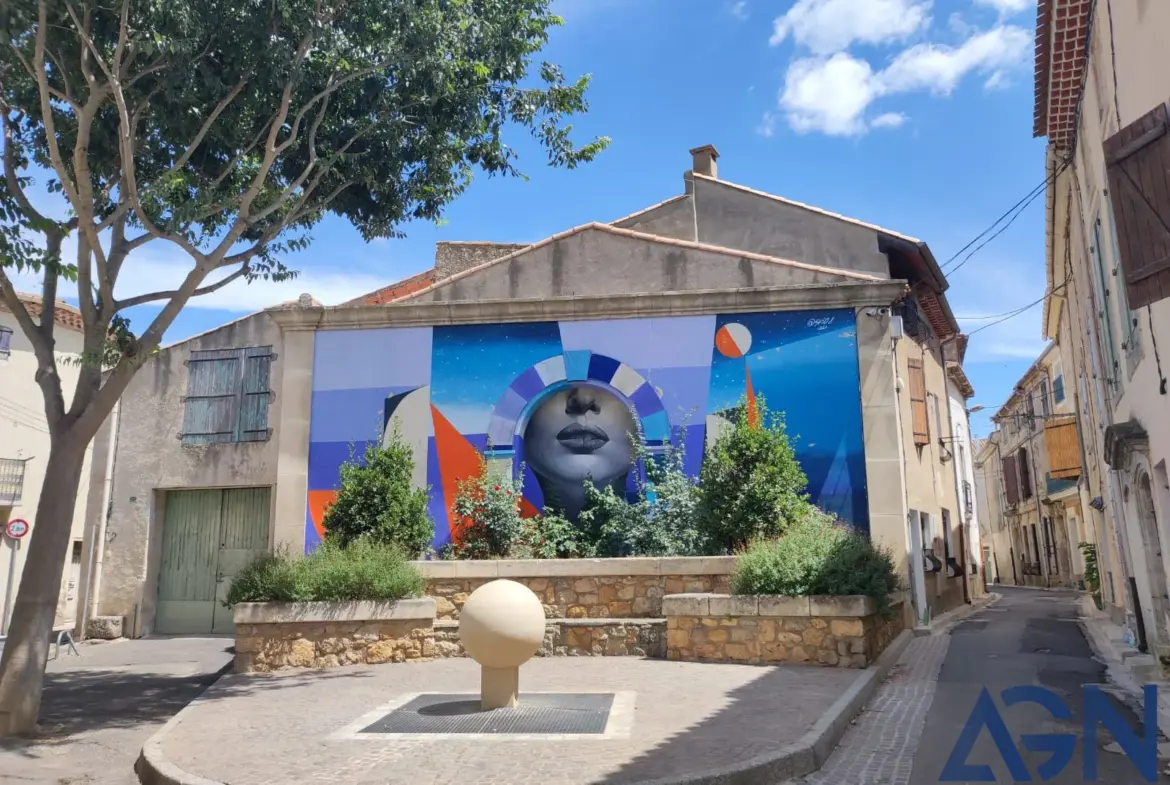 À vendre : Maison de ville de 5 pièces à Sérignan, 100m2 habitable 