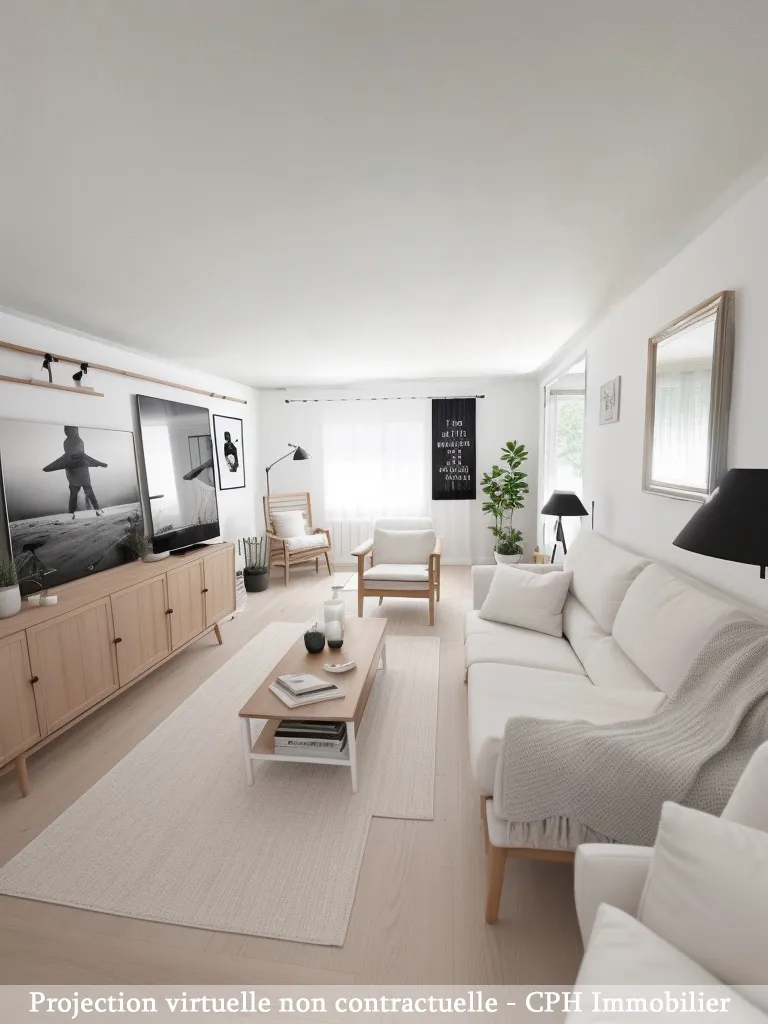 À vendre : Appartement F4 de 74 m² à Cergy-Pontoise 