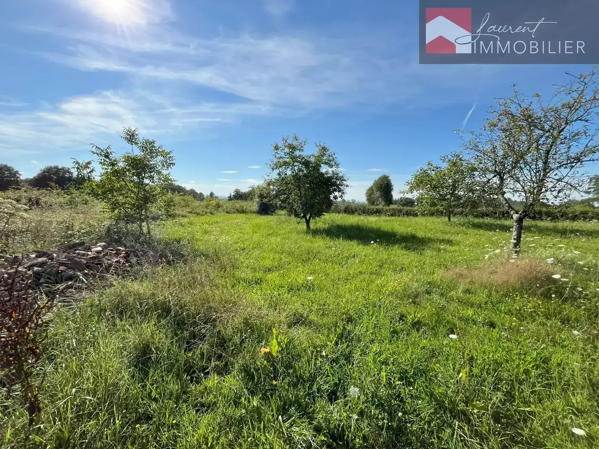 Terrain constructible de 1221 m² à Boissey, 01190 