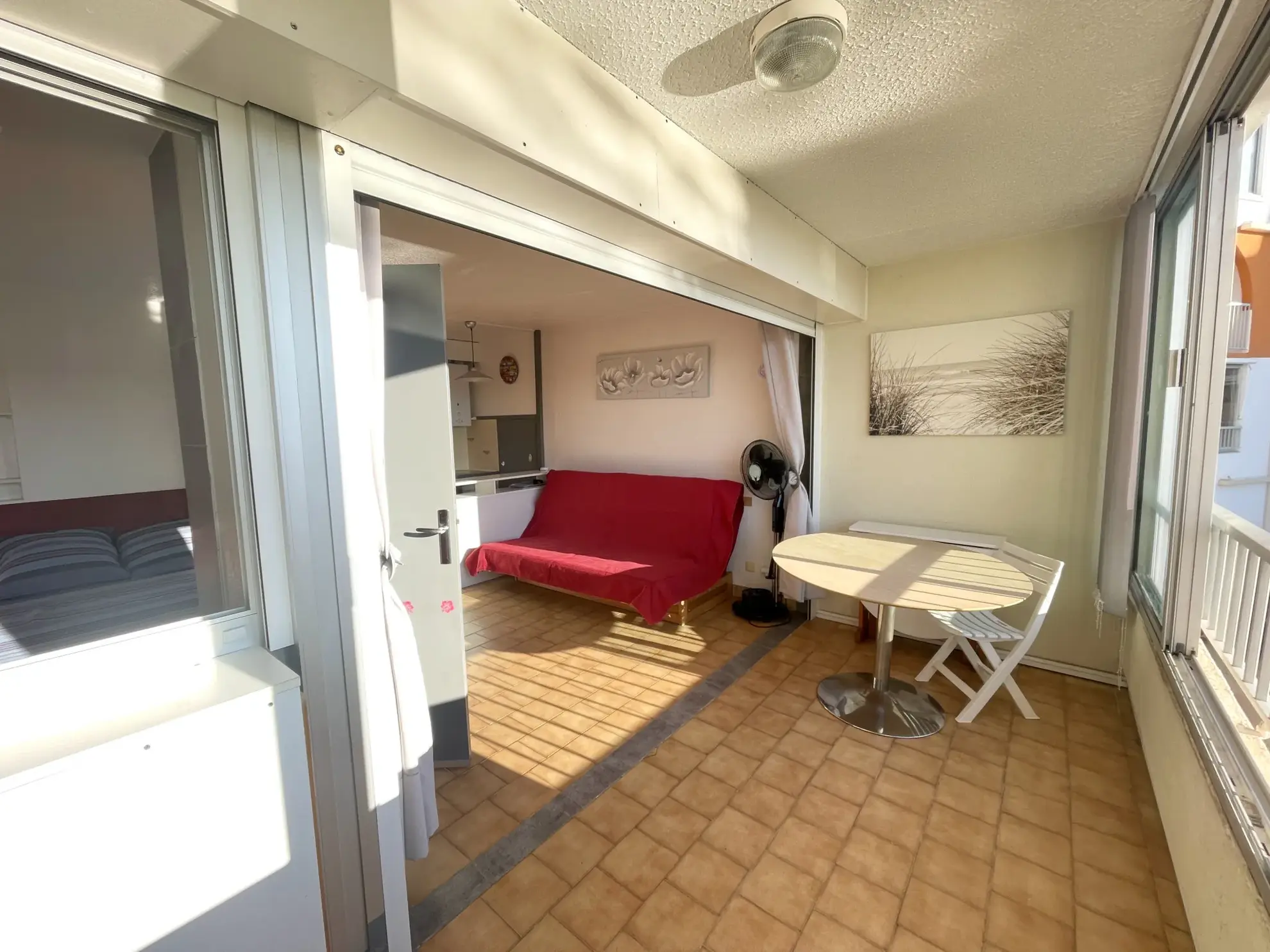 Appartement 2 pièces avec cabine à proximité du port et plage Richelieu 