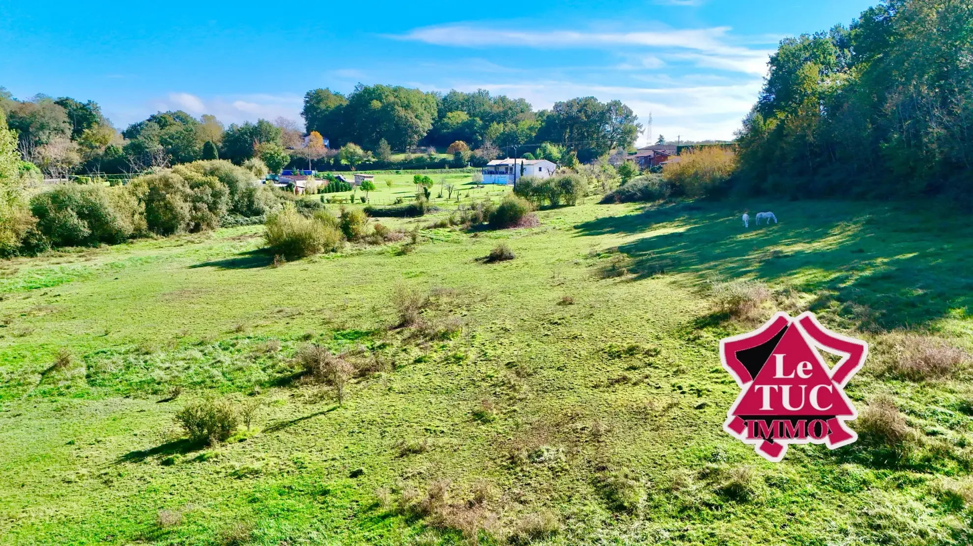 Maison écologique 2 chambres, 3,5 ha de terrain et piscine à Villeneuve-sur-Lot 
