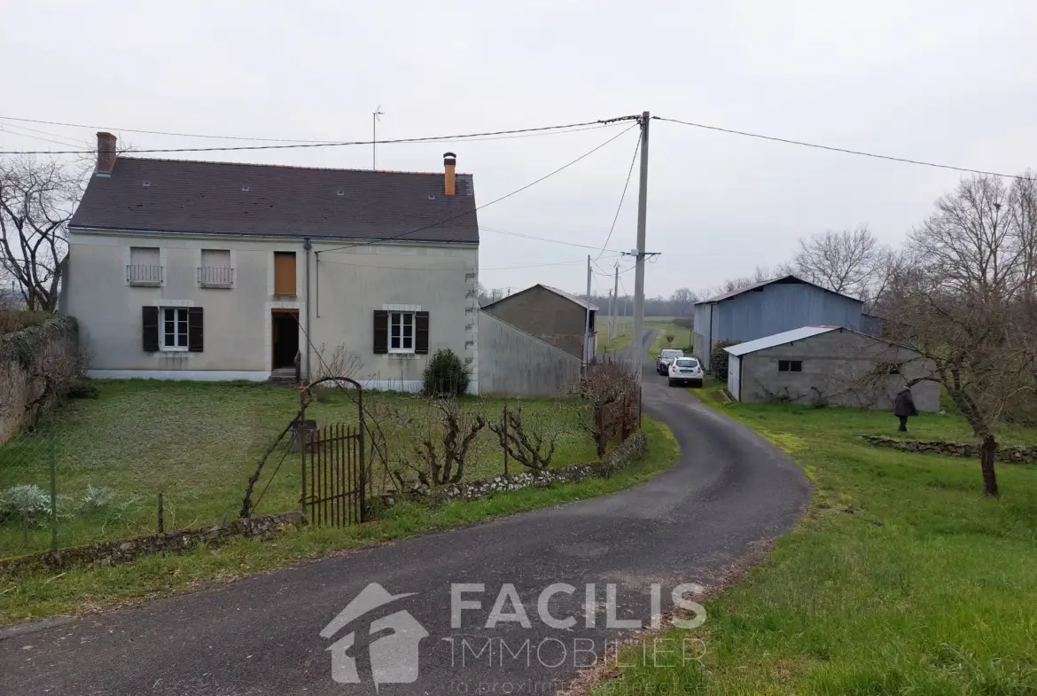 Maison à vendre sur les bords de Loire à St Georges sur Loire 