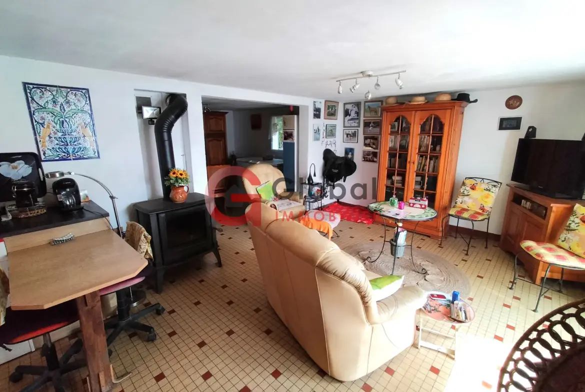 Maison à vendre à Aire sur l'Adour avec terrain spacieux et dépendances 