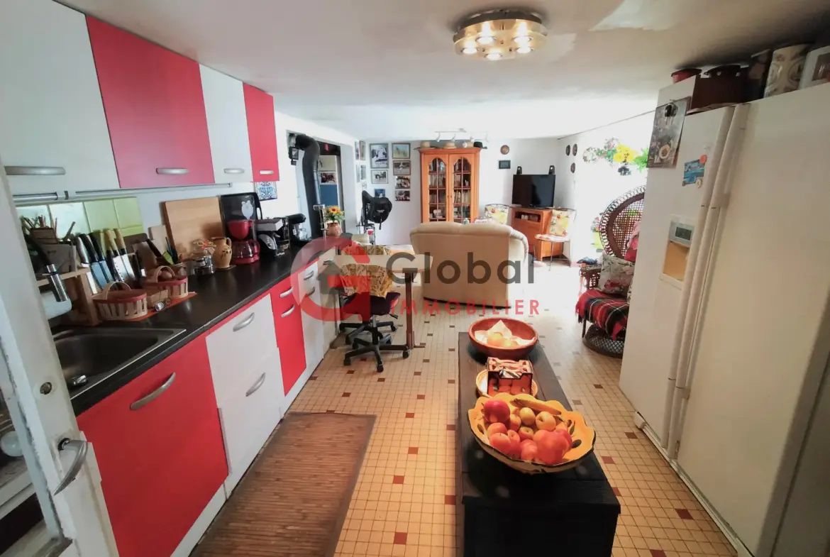 Maison à vendre à Aire sur l'Adour avec terrain spacieux et dépendances 