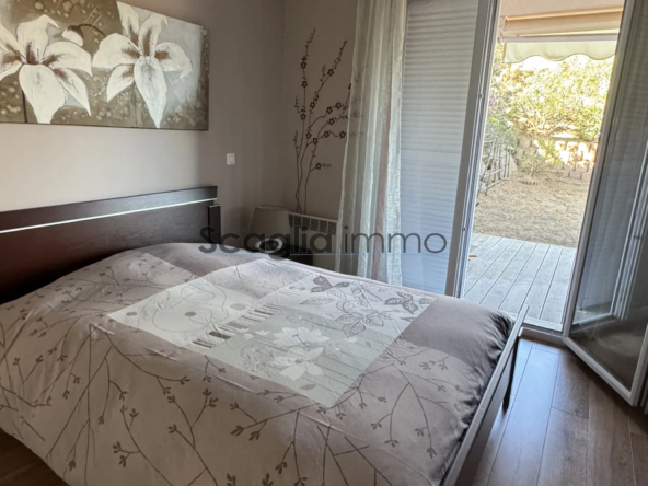 Appartement T2 avec jardin privatif et garage à Propriano 