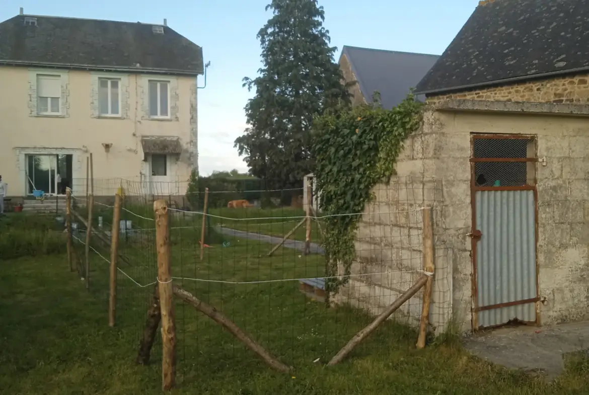 Maison à vendre à Courcite - 86,96 m² avec sous-sol et jardin 