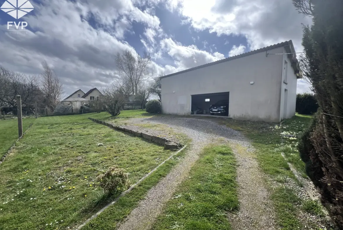 Maison T5 à Fauville en Caux avec dépendances à vendre 