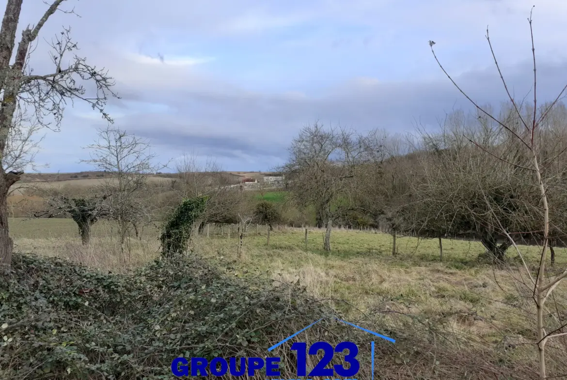 Terrain constructible de 8 254 m² à Merry-la-Vallée 