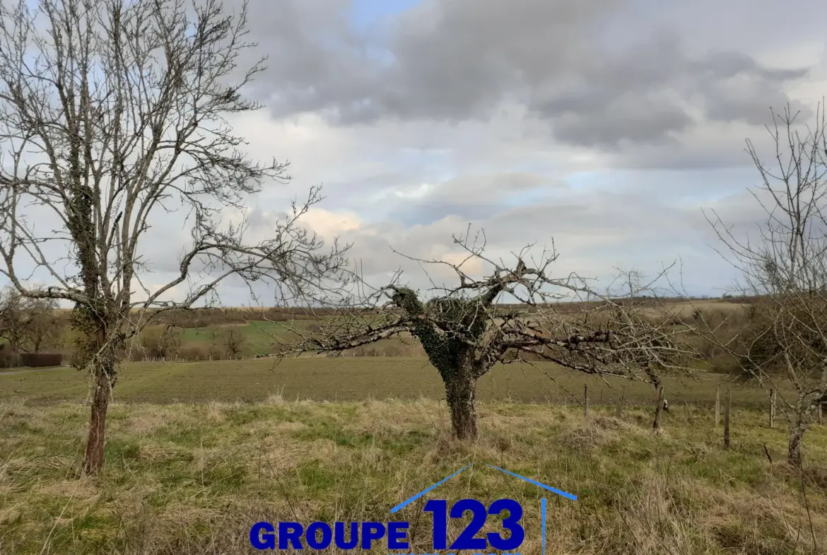 Terrain constructible de 8 254 m² à Merry-la-Vallée 