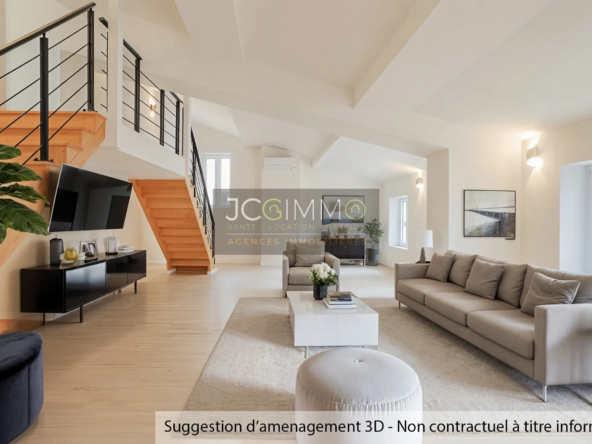 Superbe Loft Duplex T4 Rénové à Sollies Pont - 120 m² 