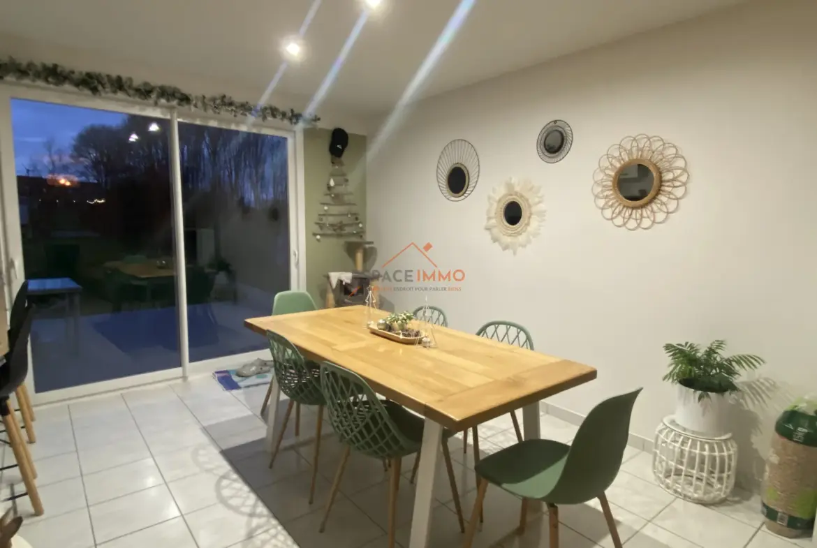 Maison individuelle à Verchain-Maugre avec jardin et garage - 93 m² - 3 chambres 