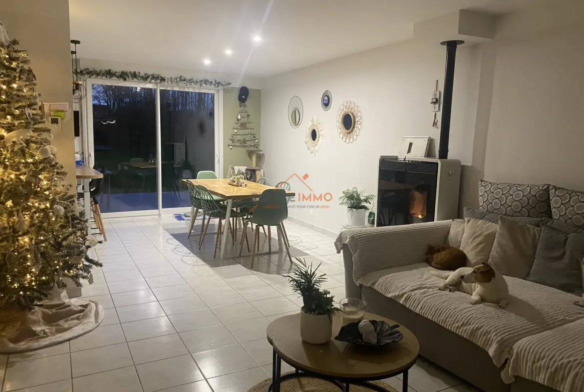 Maison individuelle à Verchain-Maugre avec jardin et garage - 93 m² - 3 chambres 
