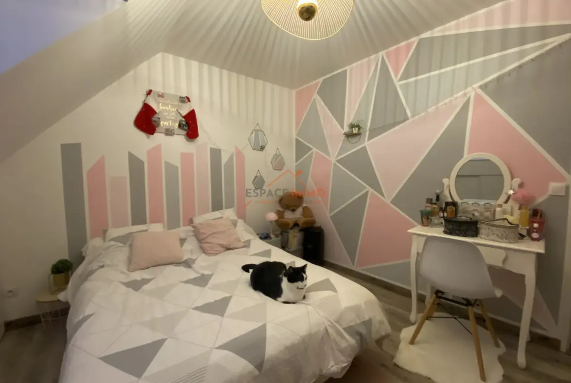 Maison individuelle à Verchain-Maugre avec jardin et garage - 93 m² - 3 chambres 