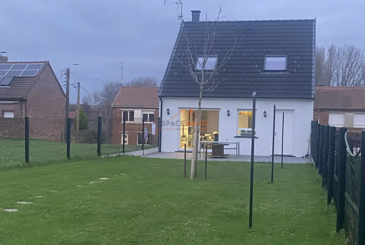 Maison individuelle à Verchain-Maugre avec jardin et garage - 93 m² - 3 chambres 