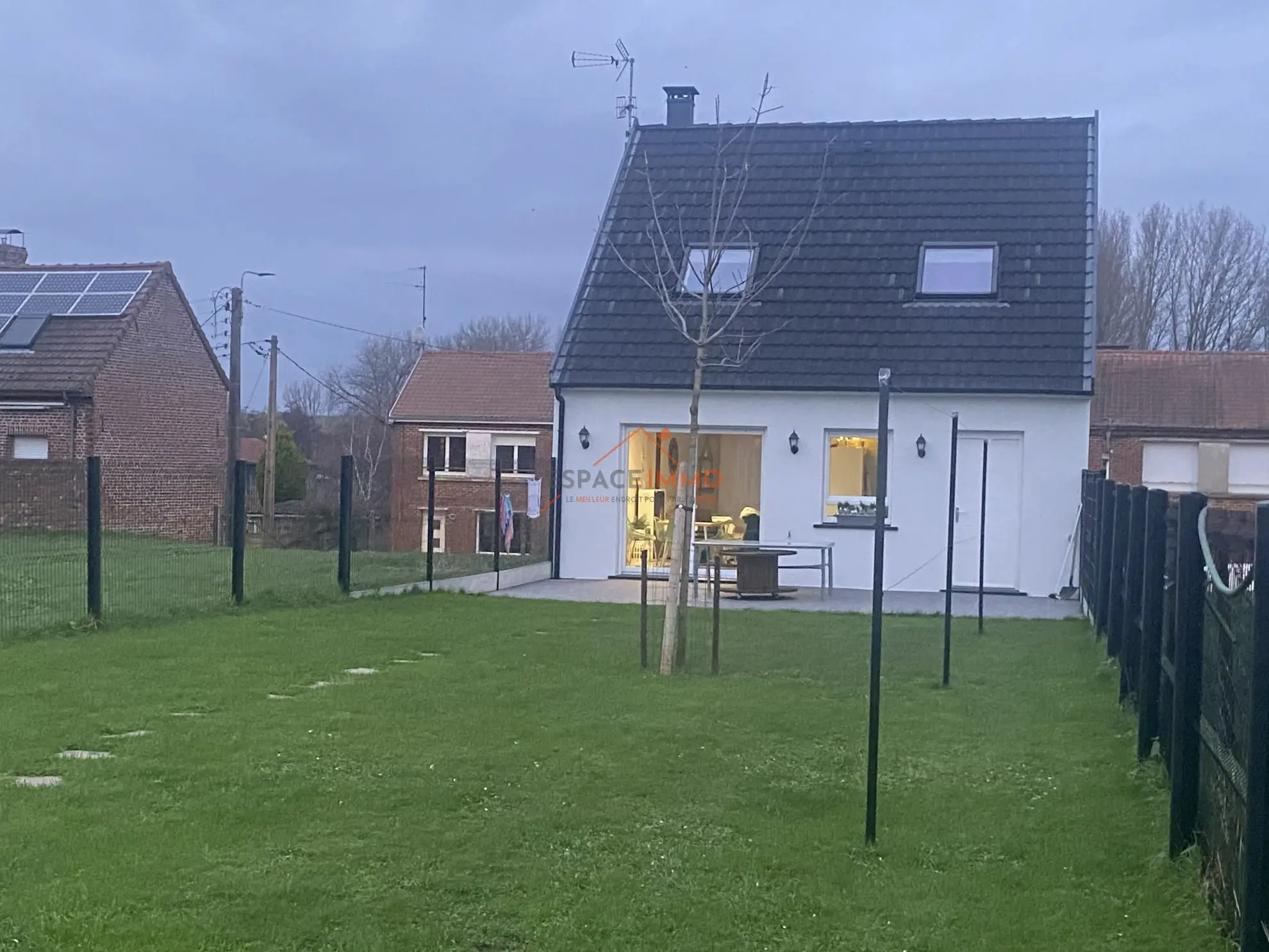 Maison individuelle à Verchain-Maugre avec jardin et garage - 93 m² - 3 chambres 