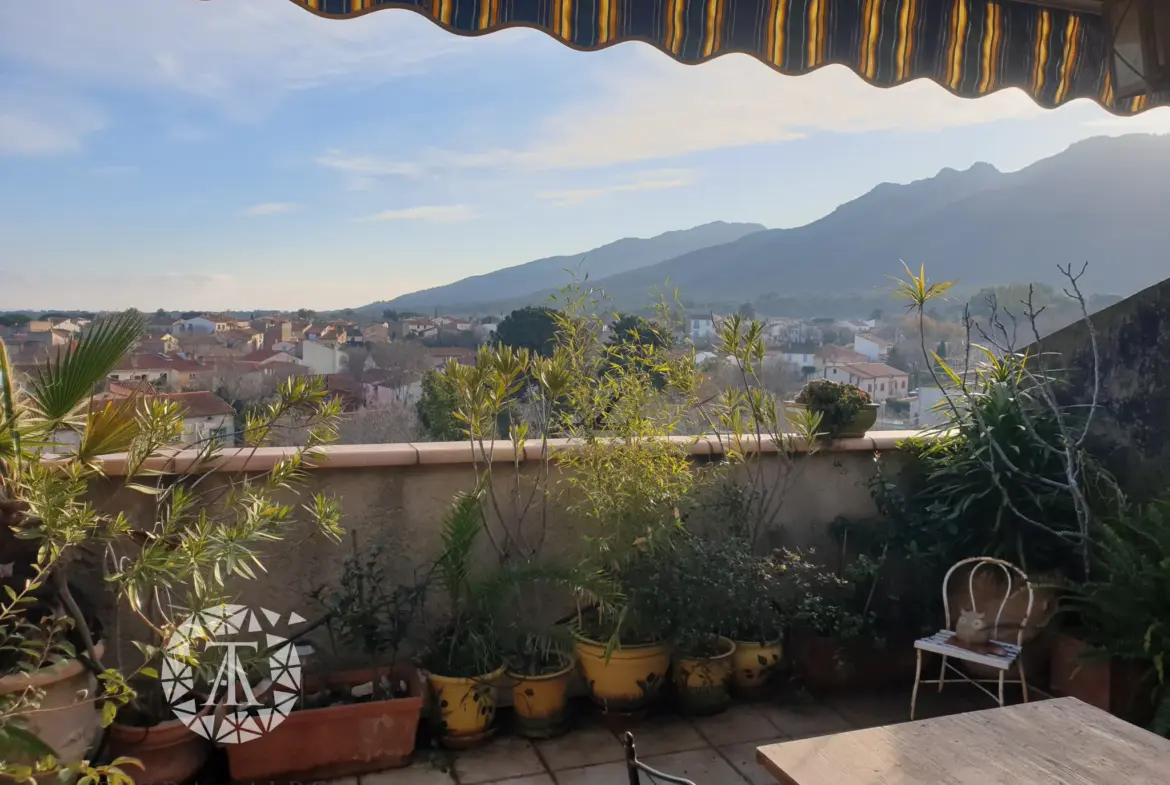 Atypique Duplex avec Terrasse à Sorede 
