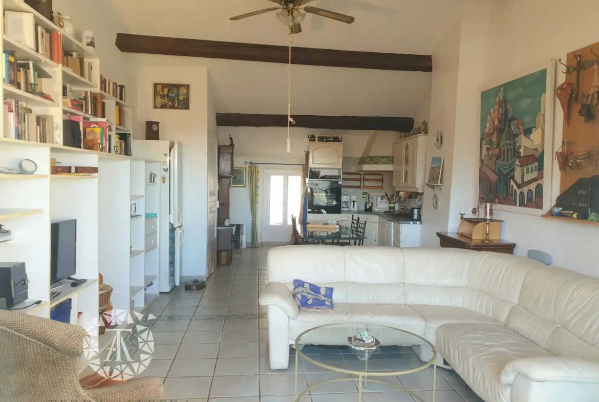 Atypique Duplex avec Terrasse à Sorede 