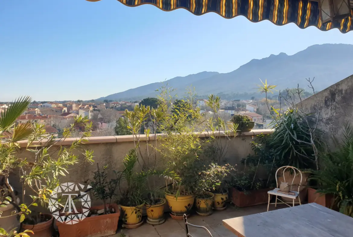 Atypique Duplex avec Terrasse à Sorede 