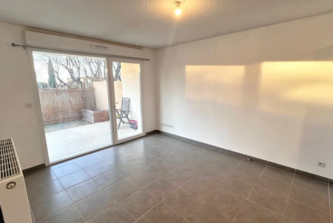 Appartement à vendre à Morières-lès-Avignon de 43 m² avec jardin et terrasse 