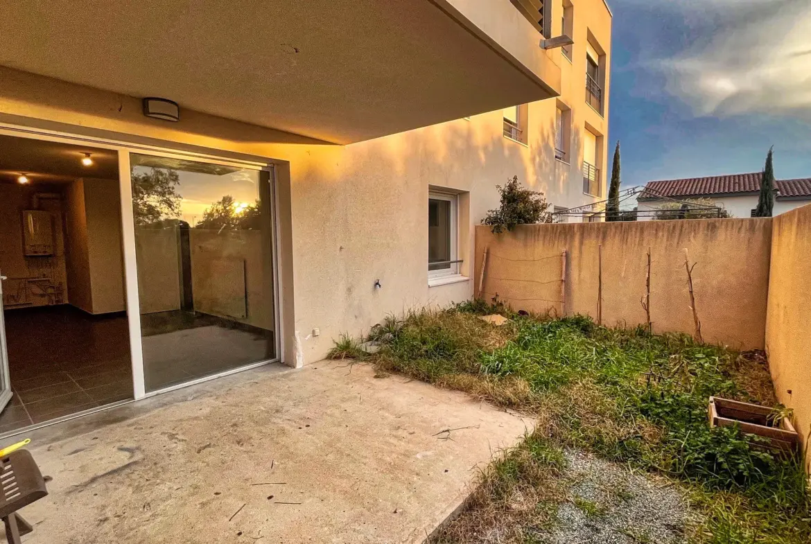 Appartement à vendre à Morières-lès-Avignon de 43 m² avec jardin et terrasse 