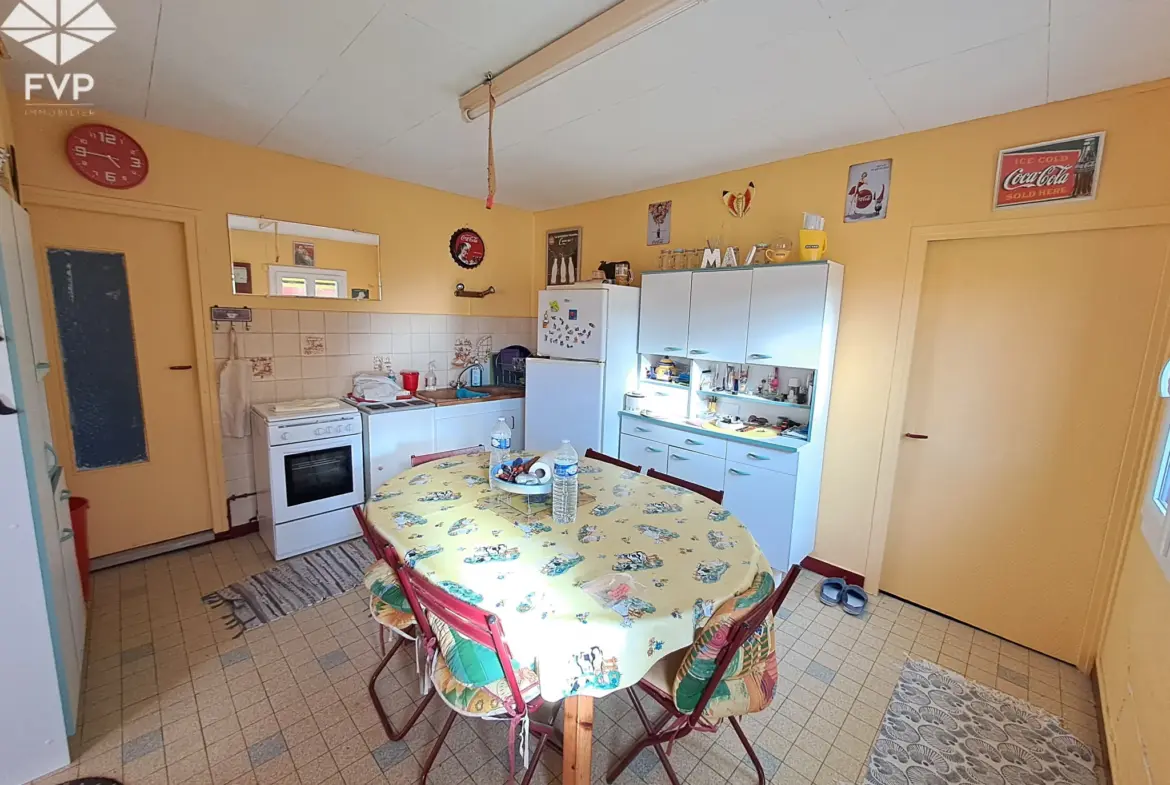 Maison à vendre à Saint-Valery-en-Caux - 70m² - 2 chambres - Terrain 1200m² 