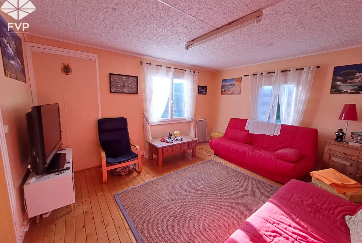 Maison à vendre à Saint-Valery-en-Caux - 70m² - 2 chambres - Terrain 1200m² 