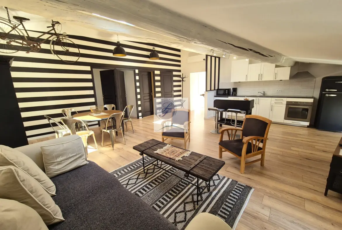 Appartement T3 avec terrasse et cave à Bédoin, Mont Ventoux 