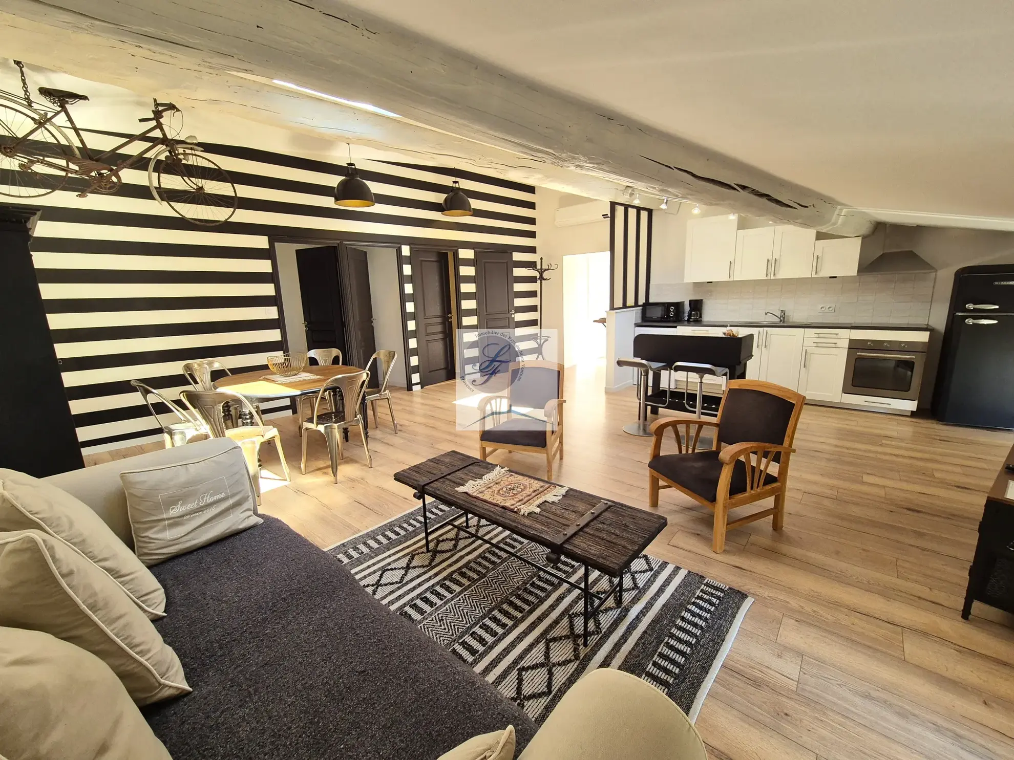 Appartement T3 avec terrasse et cave à Bédoin, Mont Ventoux 