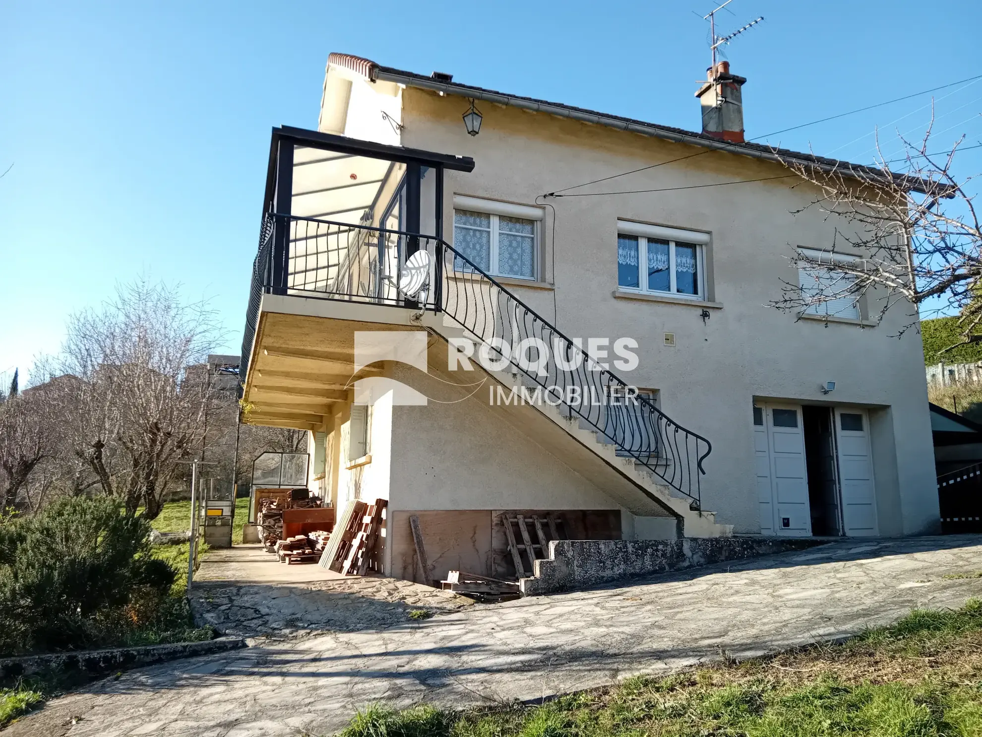 Maison T4 à vendre à Millau avec vue dégagée 