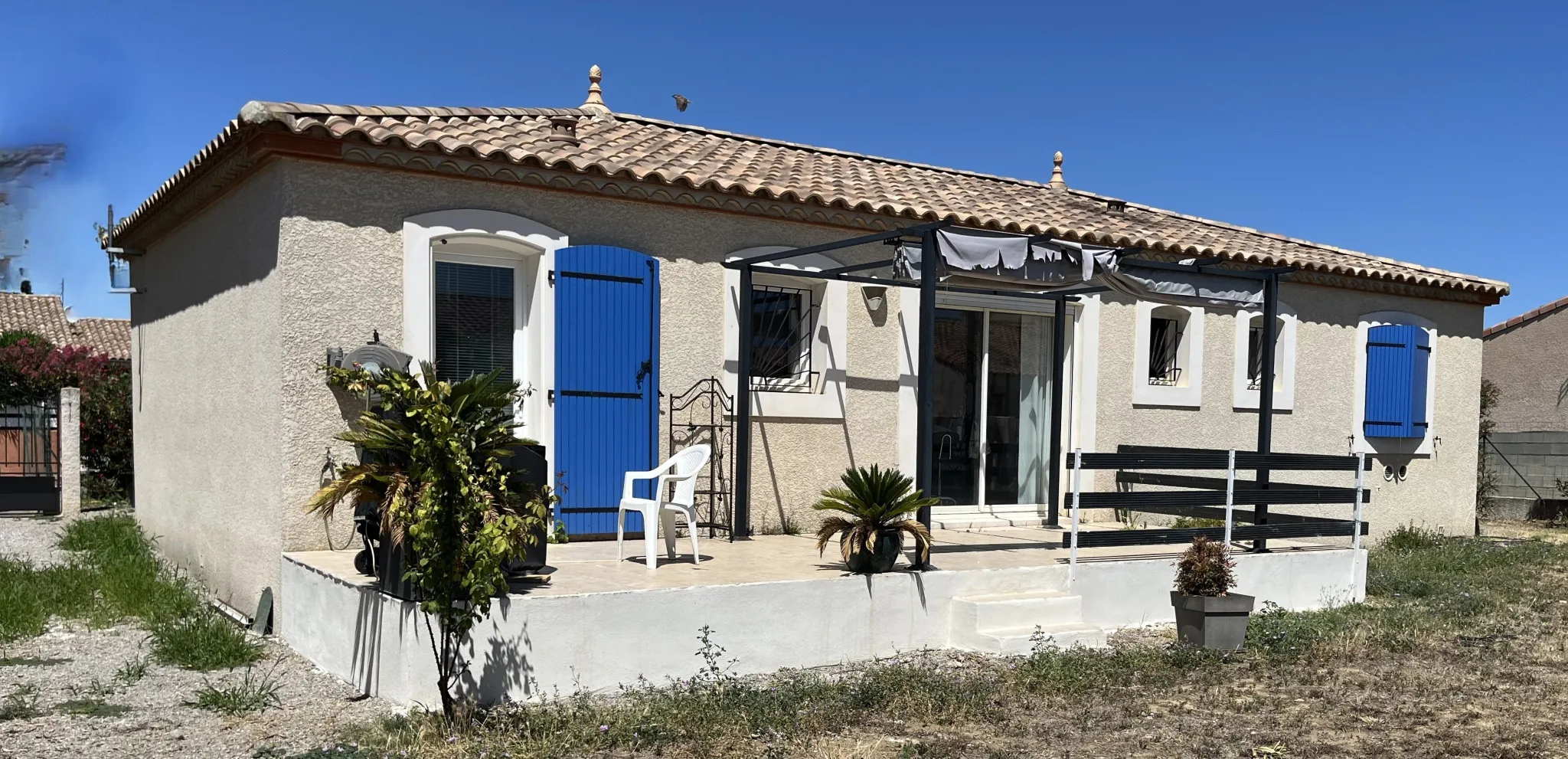 Charmante villa de plain-pied avec jardin à Cruscades 