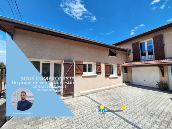 Vente Appartement T3 avec Garage à Auberives-sur-Vareze