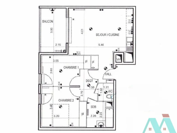 Appartement T3 avec terrasse et garage à La Seyne-sur-Mer 