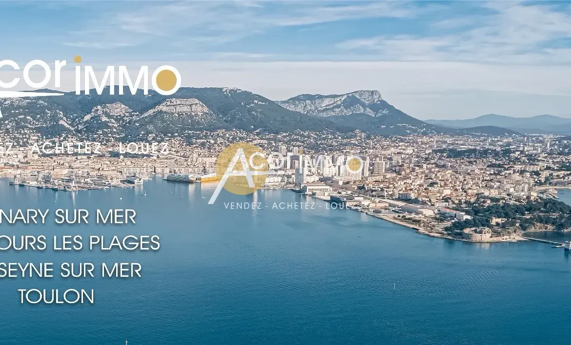 À vendre : Appartement T2 de 47 m² avec terrasse à Toulon, secteur St Jean 
