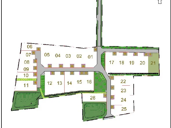 Terrain constructible de 514 m² à vendre à GUER (56380) 