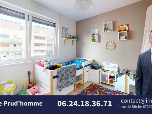 Appartement moderne 66 m2 avec terrasse, cave et garage à Strasbourg 