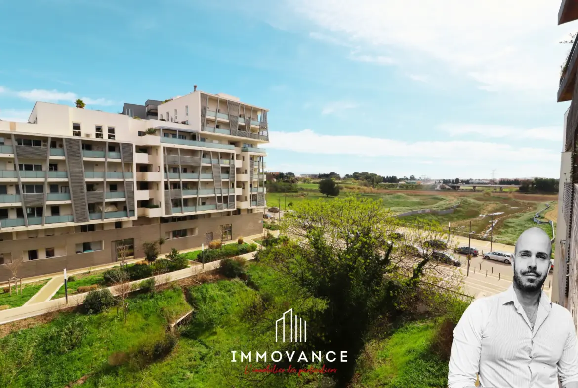 À vendre : Appartement T2 proche Parc Charpak à Montpellier 