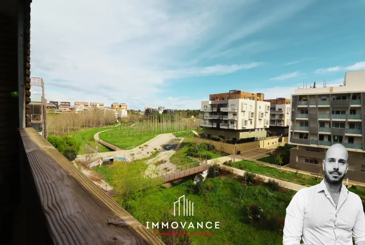 À vendre : Appartement T2 proche Parc Charpak à Montpellier 