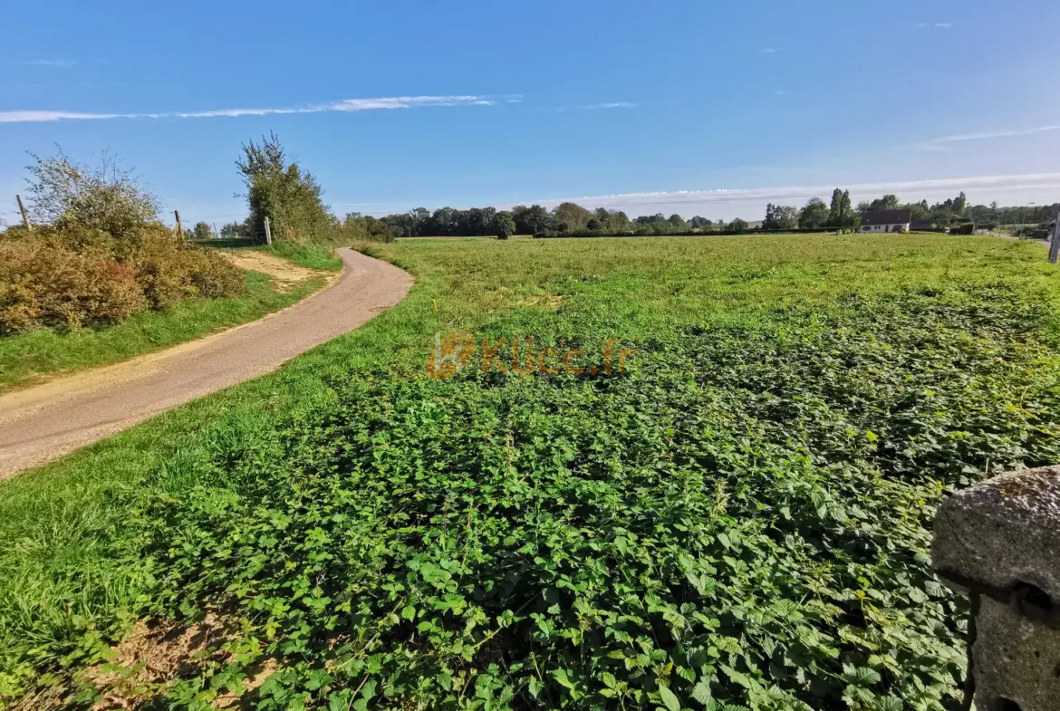 Terrain constructible proche d'Auffay à vendre 