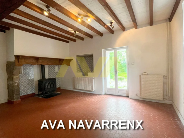 Maison de village à vendre à Navarrenx - 107 m² avec jardin