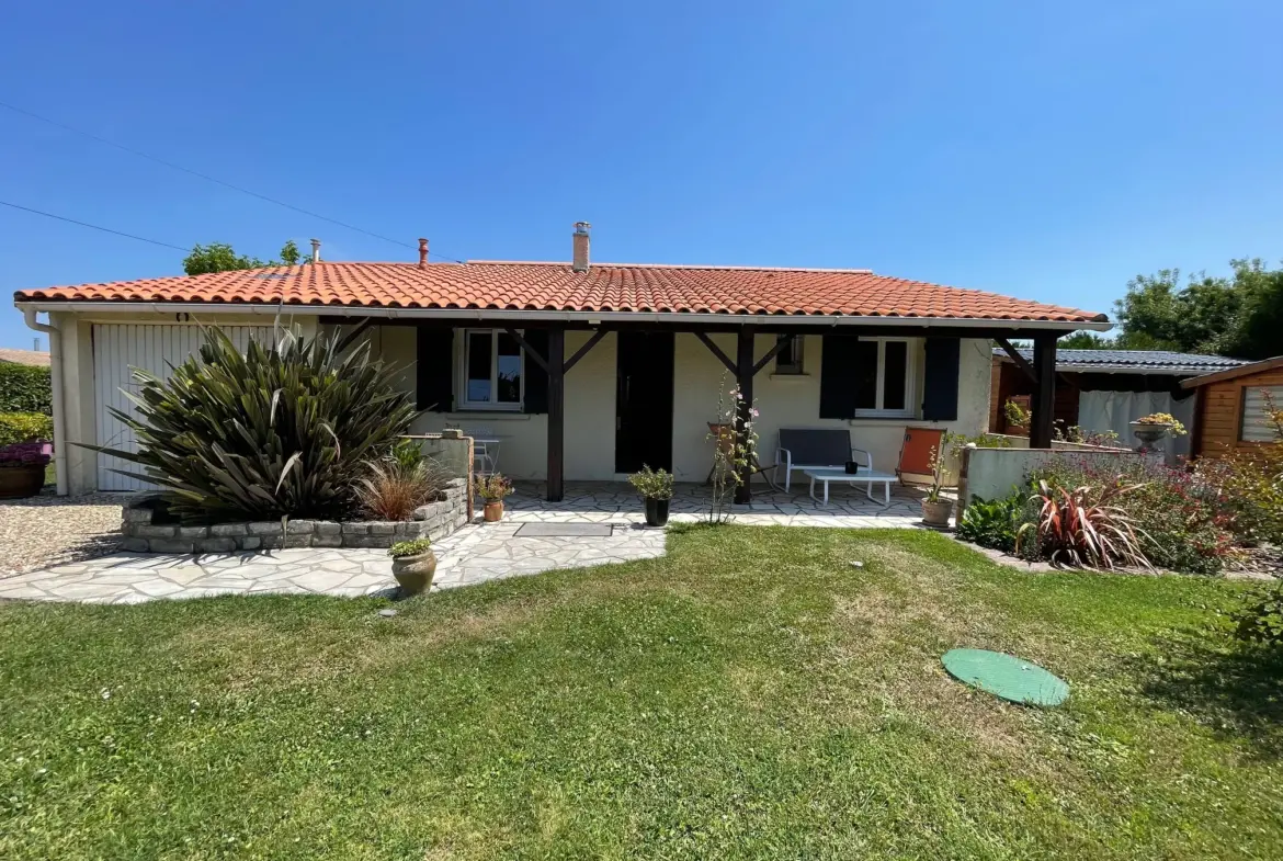 Maison rénovée 4 pièces avec jardin à Meschers sur Gironde 