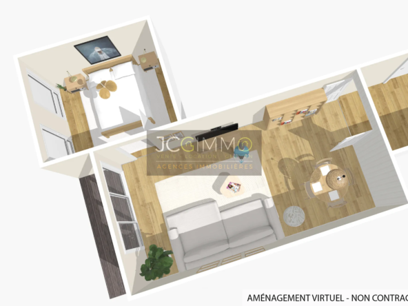 Appartement T3 lumineux avec terrasse et garage à La Seyne-sur-Mer 