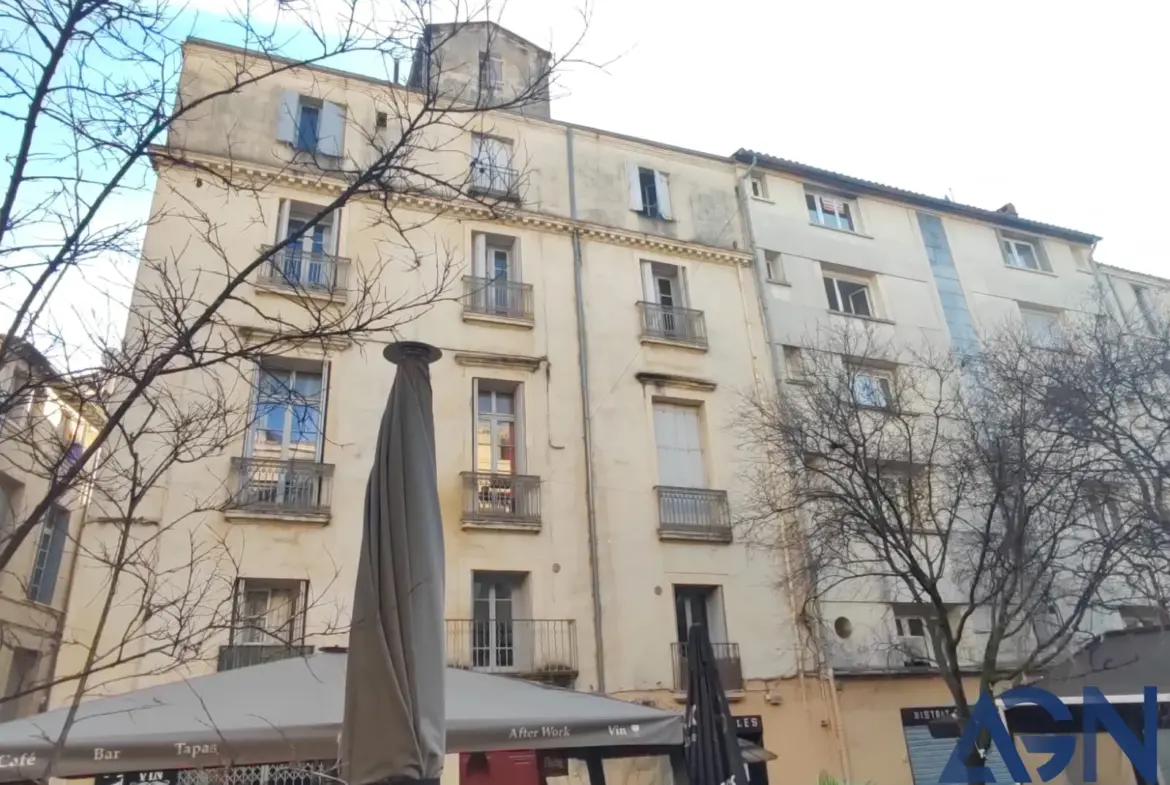 À vendre : Appartement T1 bis de 30,04 m² en centre-ville de Montpellier 
