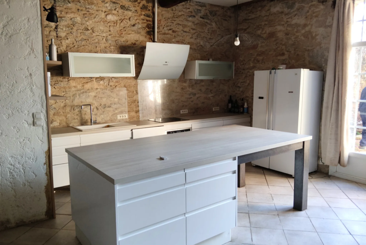 Maison familiale en pierre à vendre à Félines-Minervois 