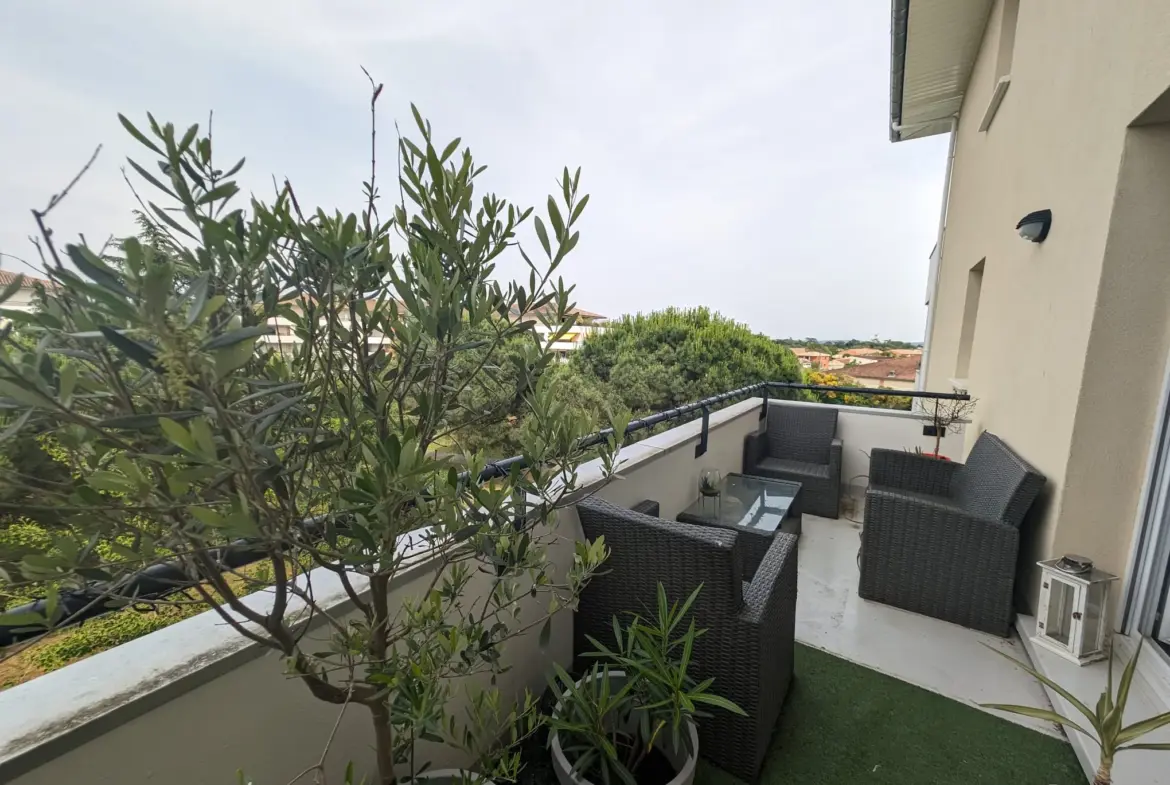 À vendre : Appartement T2 dernier étage avec piscine à Cugnaux 