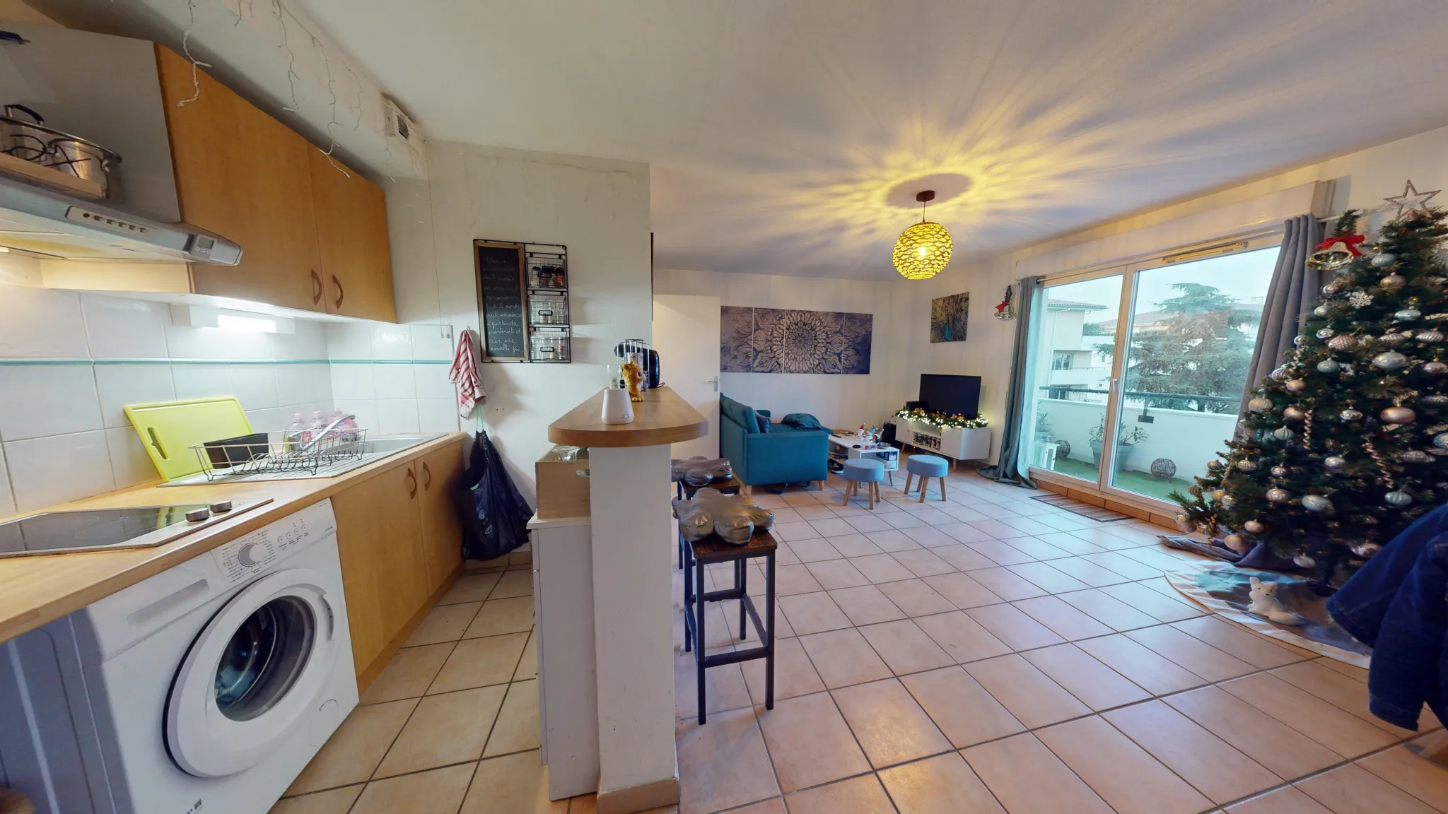 À vendre : Appartement T2 dernier étage avec piscine à Cugnaux 