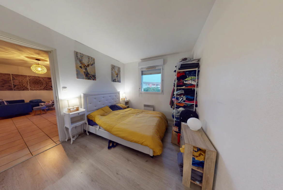 À vendre : Appartement T2 dernier étage avec piscine à Cugnaux 