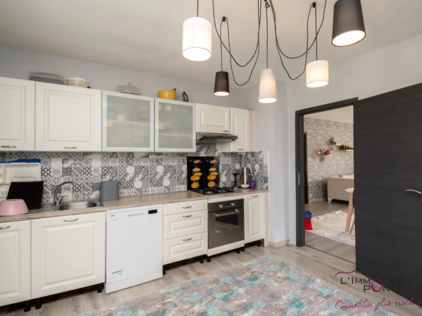 Vente de 2 appartements à Pontarlier avec jardin et garages 